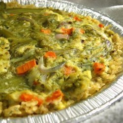 Microwave Veggie Quiche With Brown Rice Crust