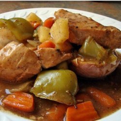 Chicken With Pepper and Pineapple - Crock Pot