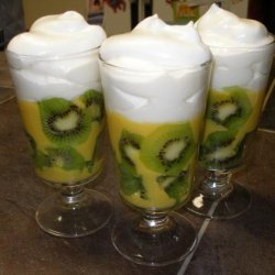 Custard With Kiwi