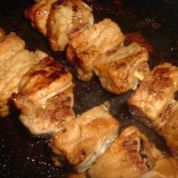 Lemon-Garlic Pork Kebabs