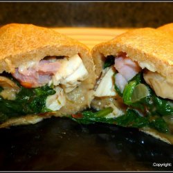 Chicken Cordon Bleu Calzones