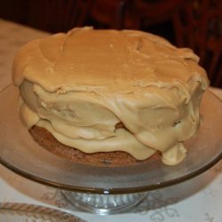 Quick and Deeelish Jam Cake With Caramel Frosting