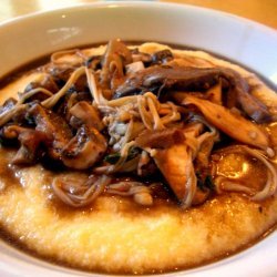 Polenta and mushrooms