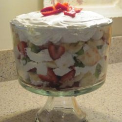 Fantastic Strawberry-Banana Trifle