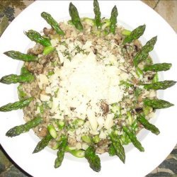 Asparagus Risotto With Shiitake Mushrooms