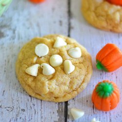 White Chocolate Pumpkin Cookies