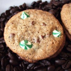 Black and White Coffee Chip Cookies