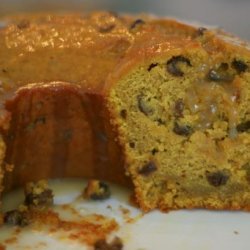 Pumpkin Raisin Rum Bundt Cake With Butter Rum Glaze