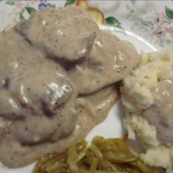 Deer Steaks and Gravy (Venison)