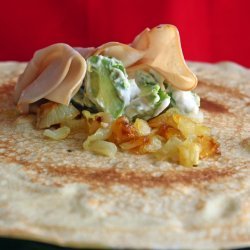 Chicken and Avocado Crepes