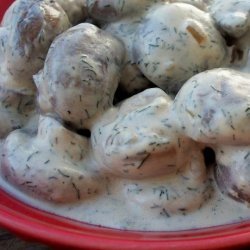 Creamed Mushrooms (Eastern European)