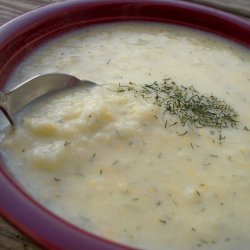 Cheesy Cauliflower Soup