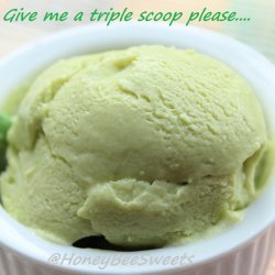 Sweet Avocado Ice Cream