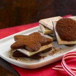 Ghirardelli Chocolate Peppermint Bark Sandwich Cookies