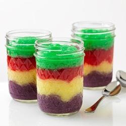 Whipped JELL-O Jars