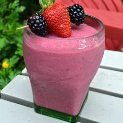 Raspberry Blackberry Smoothie