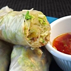 Smoked Salmon Rice Paper Wraps