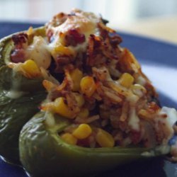 Baked Stuffed Mexi- Bell Peppers