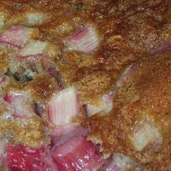 Rhubarb Pudding