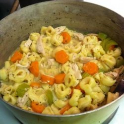 Turkey Tortellini Soup