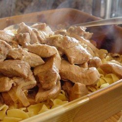 Creamy Pork Stroganoff