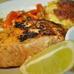 Lime and Garlic Salmon With Lime Mayonnaise