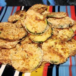 Oven Fried Zucchini Chips