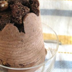 Frozen Chocolate  soufflés 