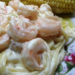 Mmmm Easy Shrimp in Alfredo Sauce