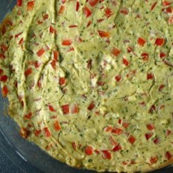 Red Pepper-Pesto Dip