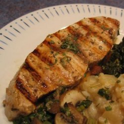 Grilled Italian Marinated Swordfish