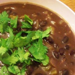 Almost Instant Black Bean Chili