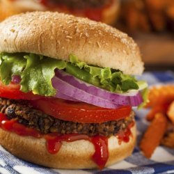 Spicy Vegan Bean Burgers