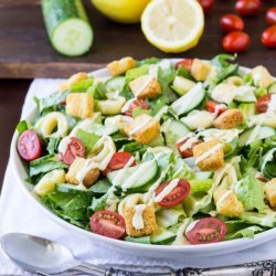 Cheese Tortellini Caesar Salad