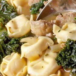 Tortellini Soup With Kale