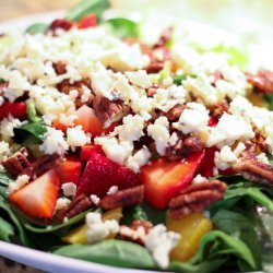 Blue Strawberry Salad