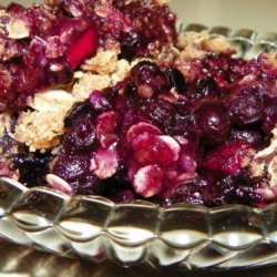 Wild Maine Blueberry Crisp