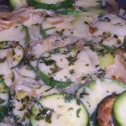 Sautéed Zucchini With Gruyere