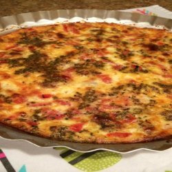 Italian Sausage Crustless Quiche