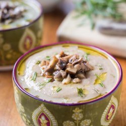 Vegan  Cream  of Mushroom Soup