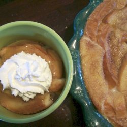 Cinnamon Toast Pudding With Caramel Sauce