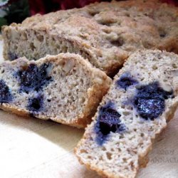 Banana - Applesauce - Blueberry and Walnut Fat-Free Quick Bread