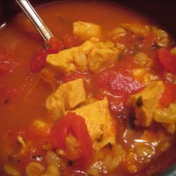 Curried Chicken And Rice Soup
