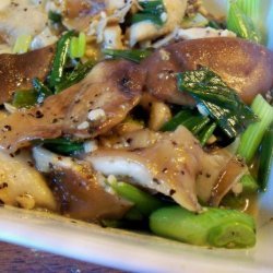 Shiitake Mushrooms With Scallions