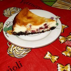 White Chocolate Cranberry Cheesecake