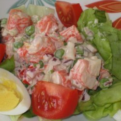 Mock Crab Louis Salad for Two