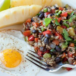 Gallo Pinto (Costa Rican Rice and Beans)