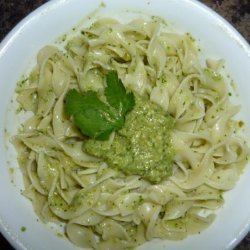 Green Chile-Cilantro Pesto Sauce (Pasta)