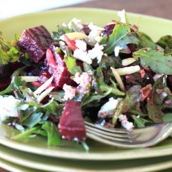 Beet and Goat Cheese Arugula Salad