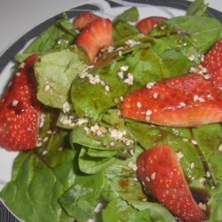 Strawberry Spinach Salad with Balsamic Vinaigrette